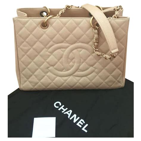 chanel beige matte caviar travel tote bag|Chanel Tote Bags .